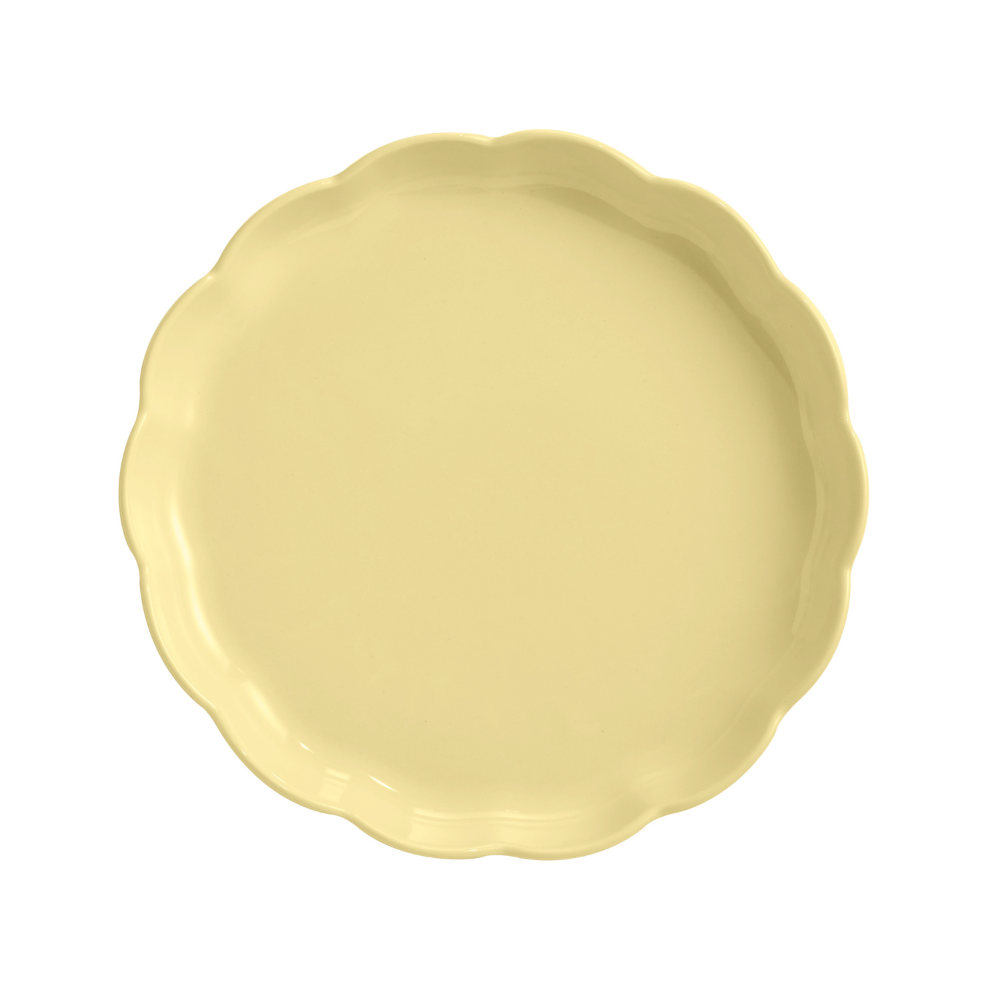 Emile Henry Madeleine Round Tart Dish Vanilla 31cm (3)