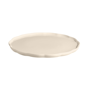 Emile Henry Madeleine Round Serving Platter Clay 31cm