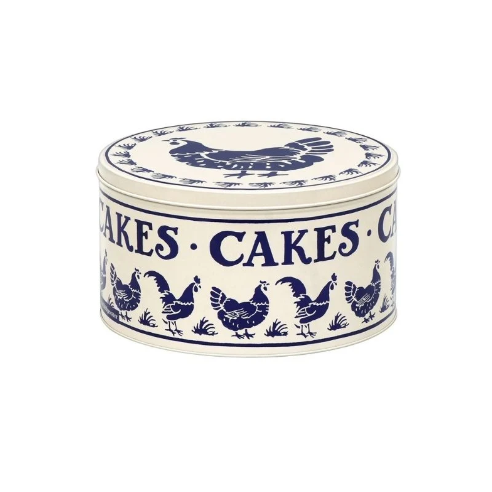 Emma Bridgewater Round Cake Tin Blue Hens Set of 3 (6)