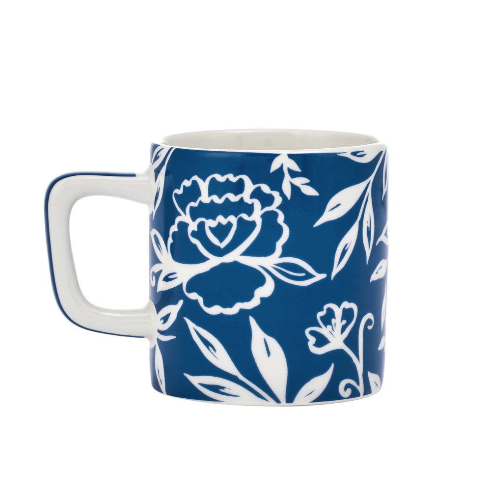 La Cafetière Ceramic Espresso Cup Green Blu Fiorato 120ml (3)