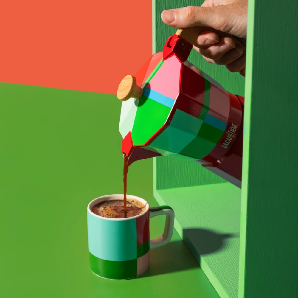 La Cafetière Ceramic Espresso Cup Green Utopian Lines 120ml (5)