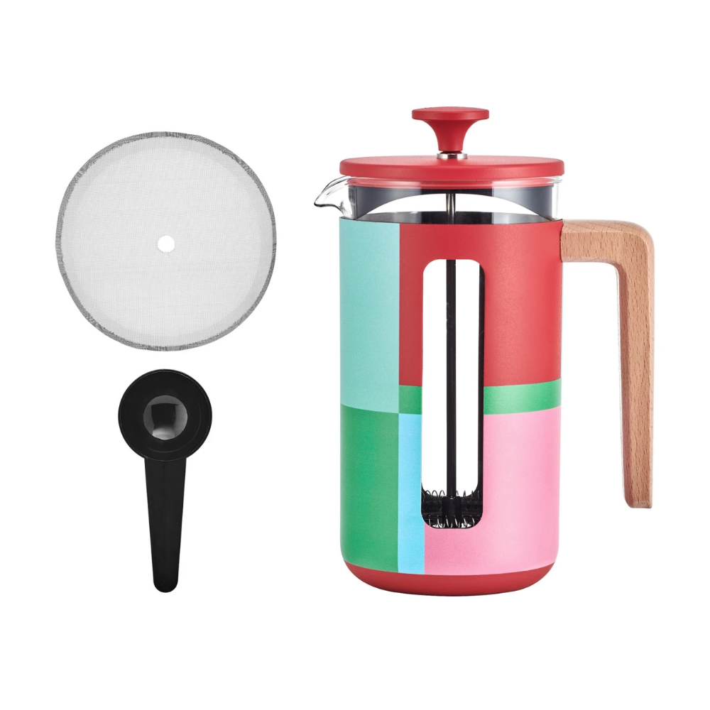 La Cafetière Pisa 8 Cup Stainless Steel Cafetiere Utopian Lines 1L (2)