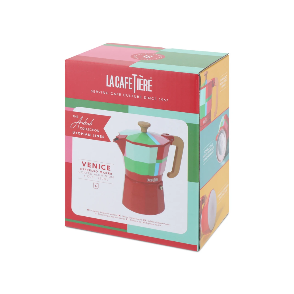 La Cafetière Venice 6 Cup Espresso Maker Utopian Lines 290ml (7)