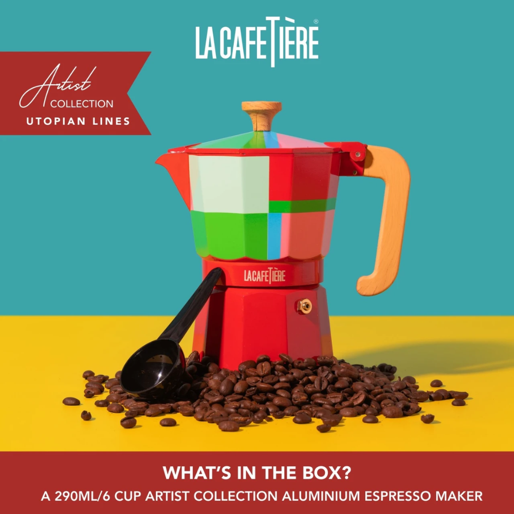 La Cafetière Venice 6 Cup Espresso Maker Utopian Lines 290ml (9)