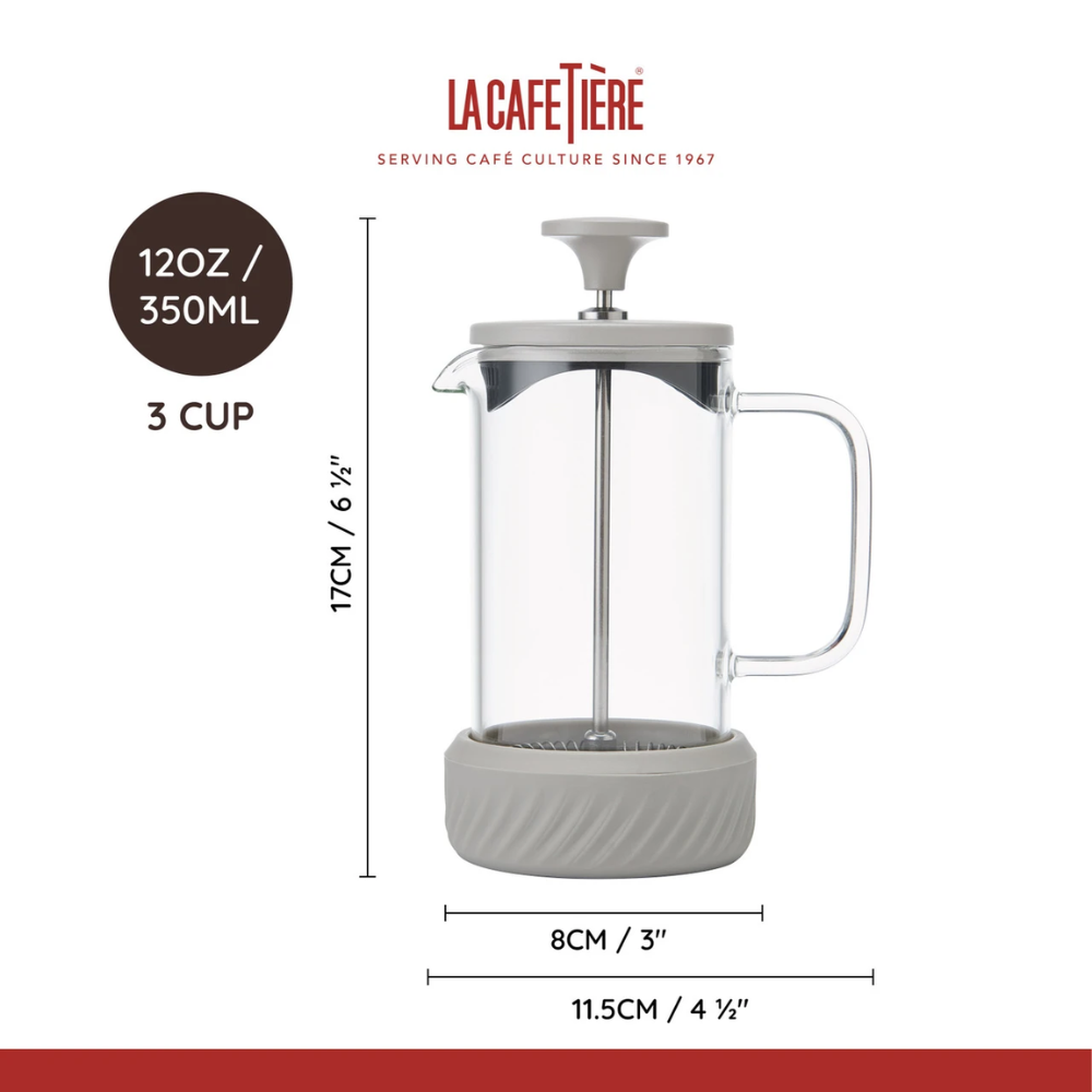 La Cafetière Zero 3 Cup Cafetiere Latte No Mess French Press 350ml (4)
