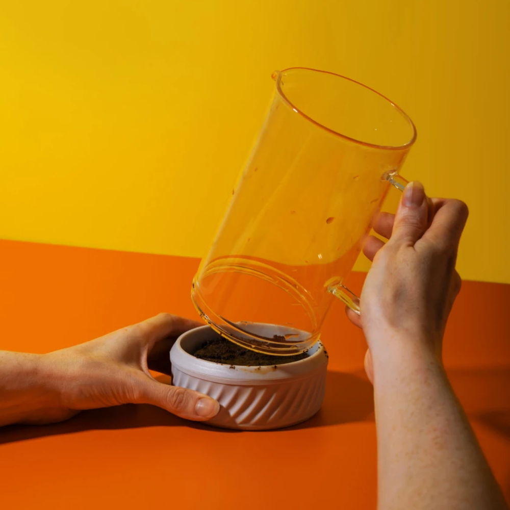 La Cafetière Zero 3 Cup Cafetiere Latte No Mess French Press 350ml (8)