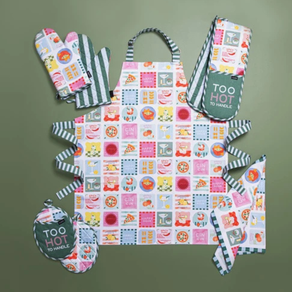 Ladelle Assorted Flavour Haven Kitchen Towel 2 Pack (4)