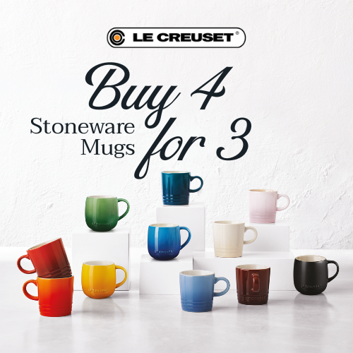 Le Creuset 4 for 3 Mugs