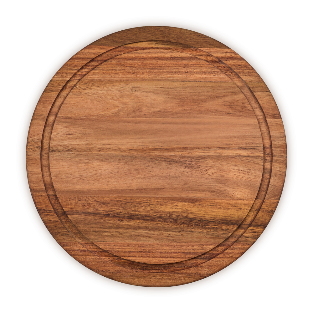 Le Creuset Acacia Wood Serving Board Round 30cm (5)