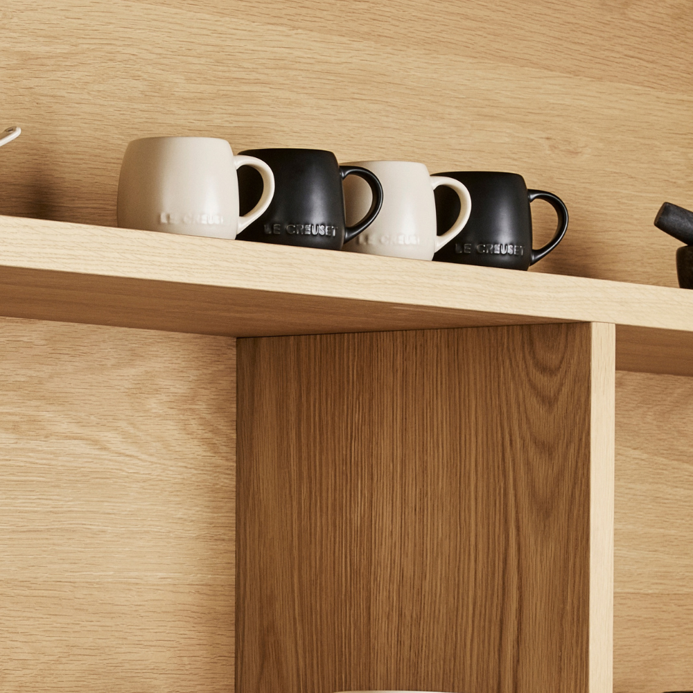 Le Creuset Stoneware Serenity Coupe Mug 320ml Set of 4 (5)