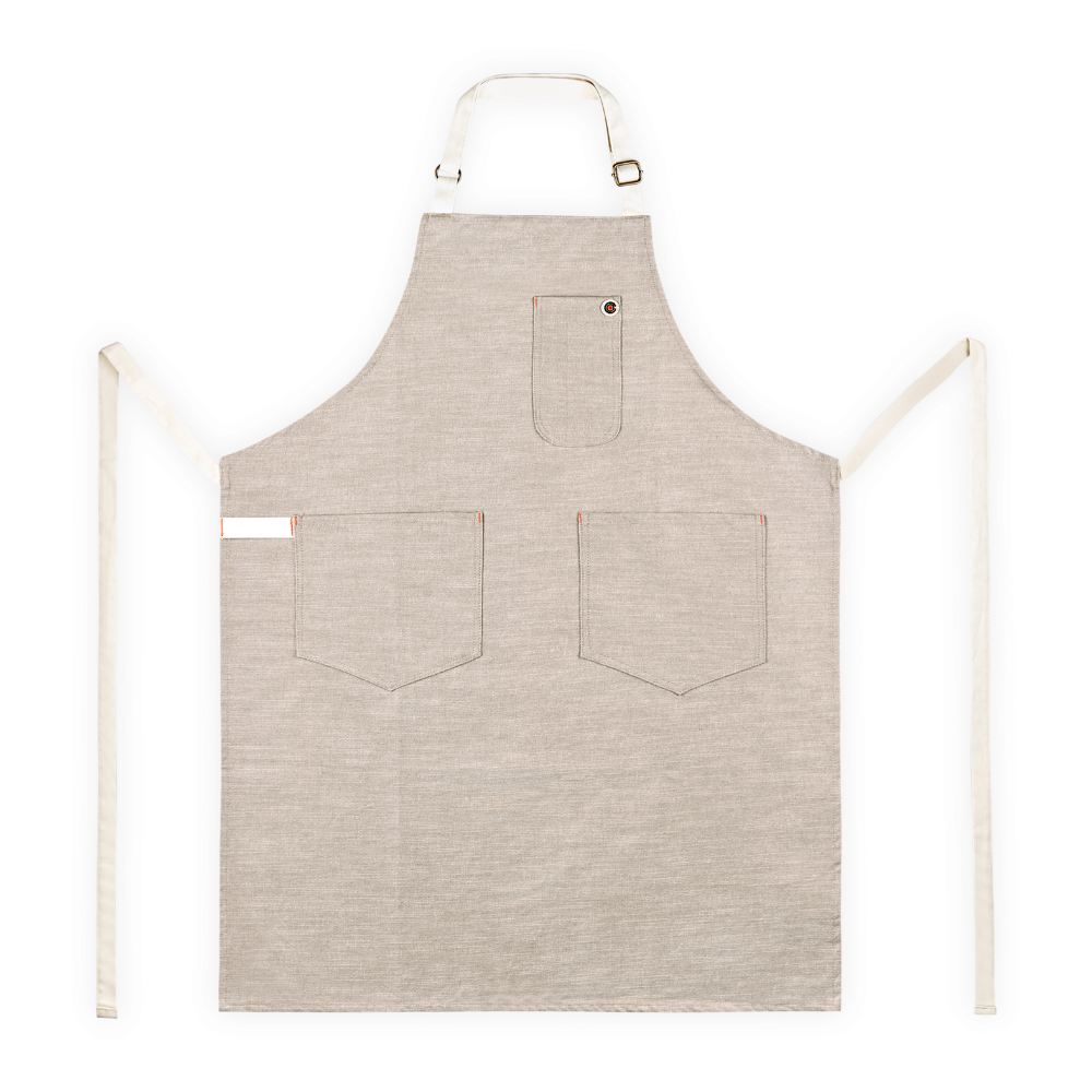 Le Creuset Textiles Chef’s Apron Sable 92cm (2)