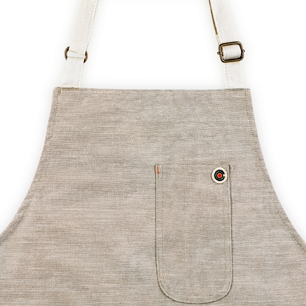 Le Creuset Textiles Chef’s Apron Sable 92cm (3)