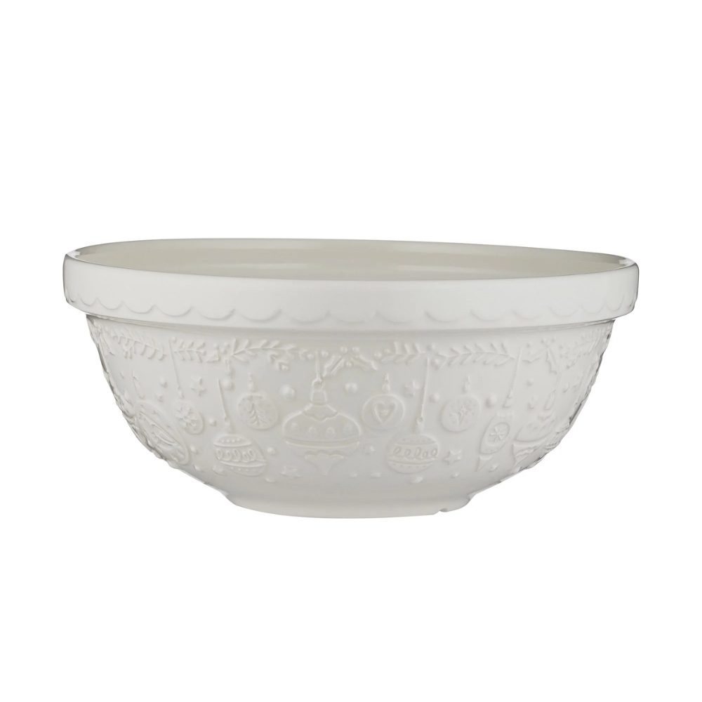 Mason Cash Deck the Halls Mixing Bowl Cream 26cm (1)