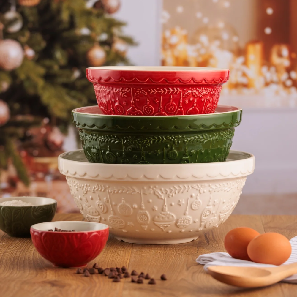 Mason Cash Deck the Halls Mixing Bowl Cream 26cm (4)