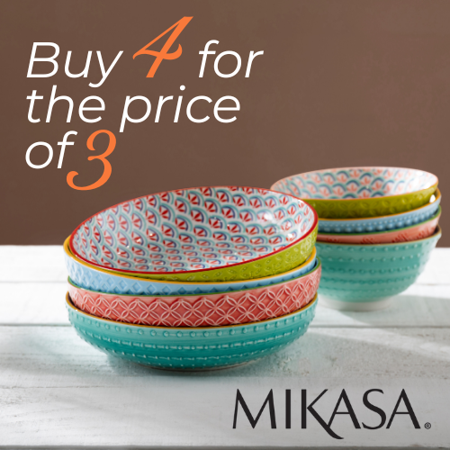 Mikasa 4 for 3 Bowls