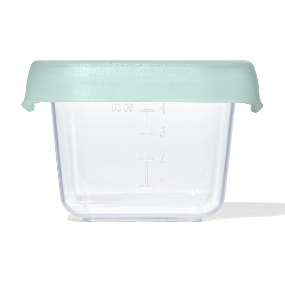OXO TOT Baby Blocks Food Storage Containers Opal 120ml Set of 4 (2)