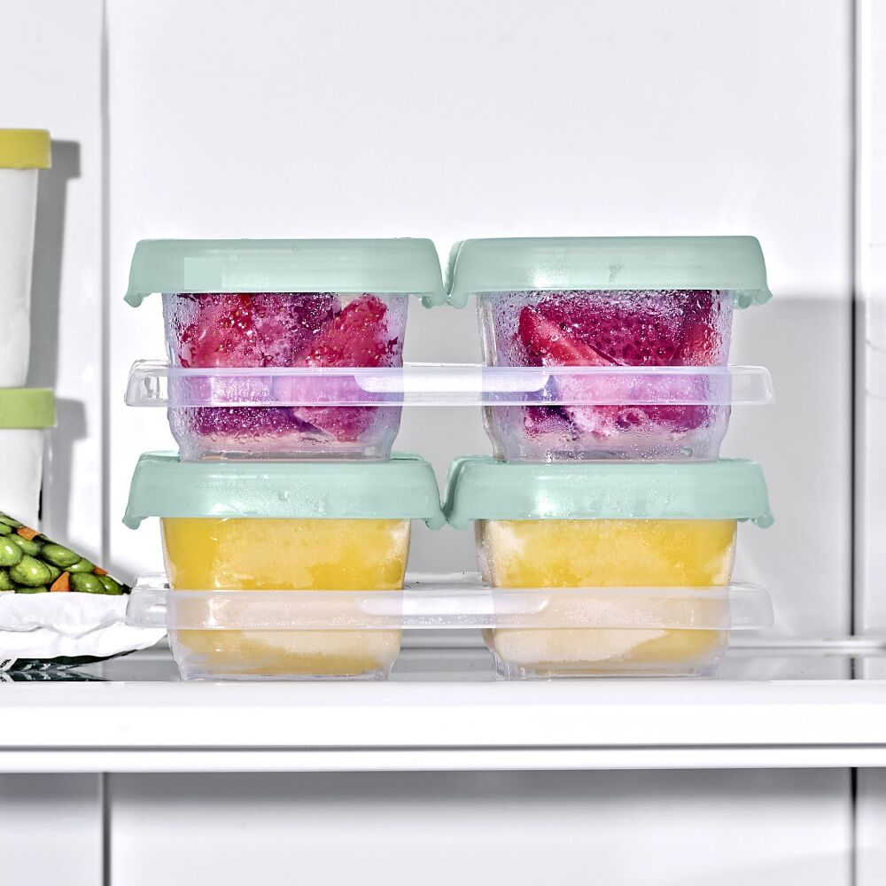 OXO TOT Baby Blocks Food Storage Containers Opal 120ml Set of 4 (6)