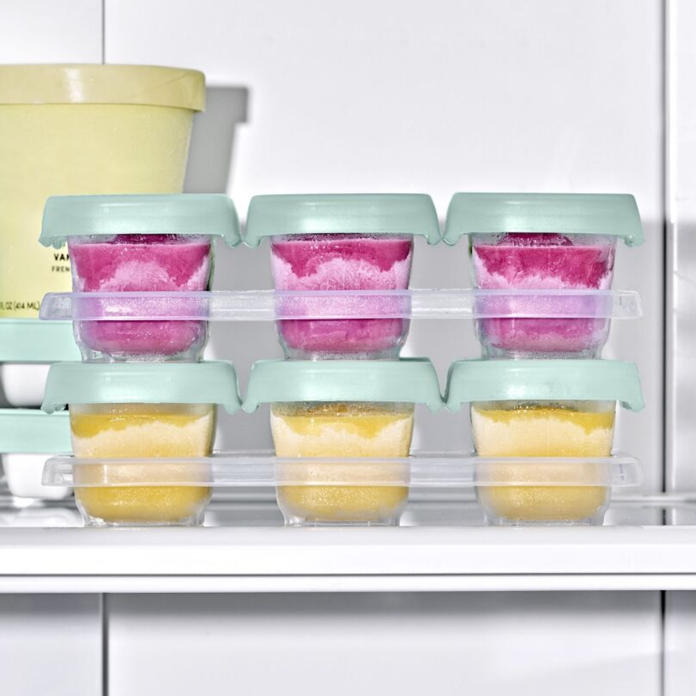 OXO TOT Baby Blocks Food Storage Containers Opal 60ml Set of 6 (6)