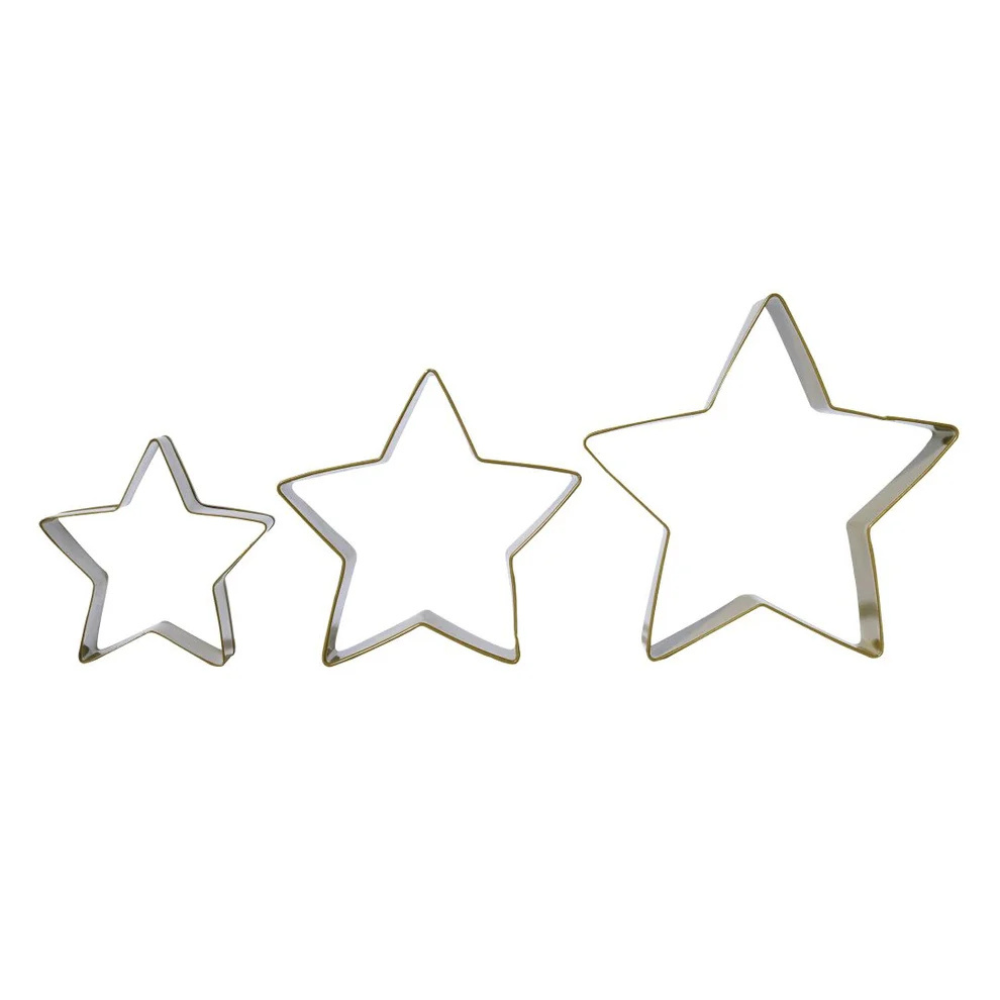 PME Christmas Stars Cookie Cutter Set of 3 (1)