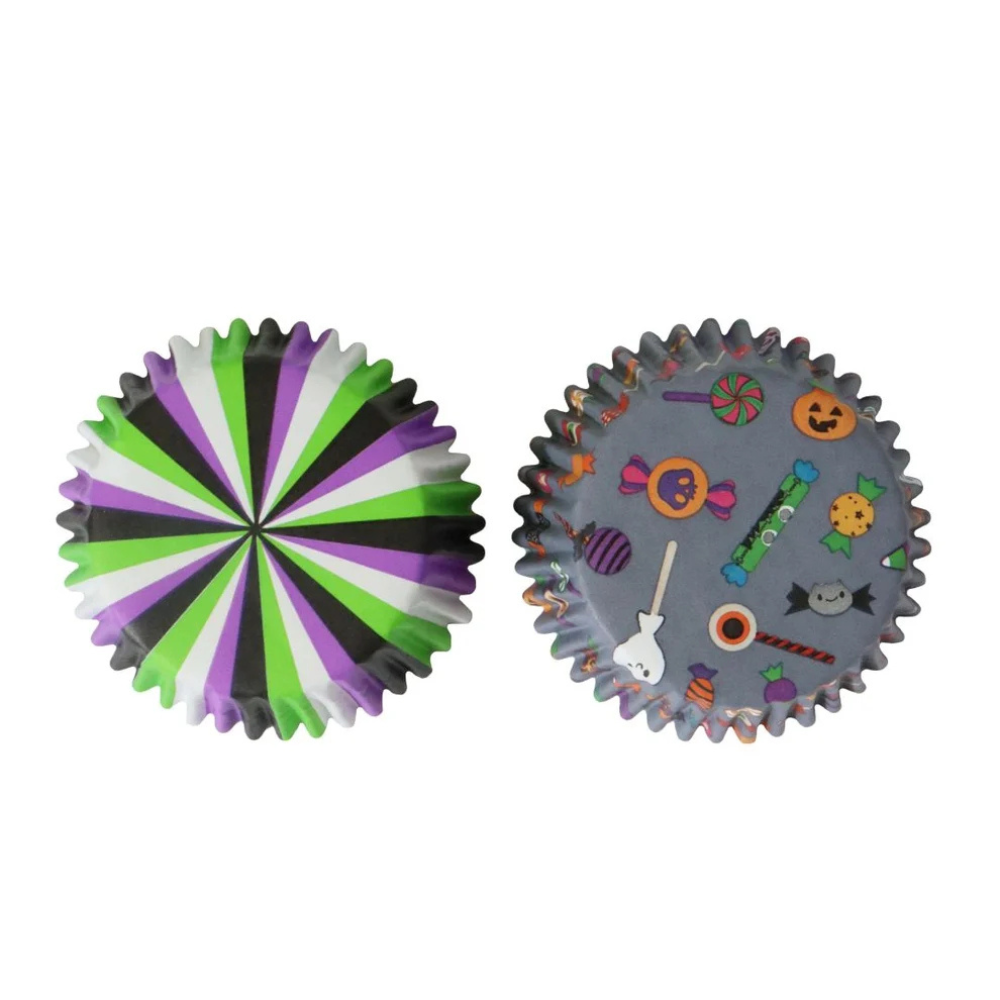 PME Foil-Lined Cupcake Cases Trick or Sweet Pack of 60 (2)