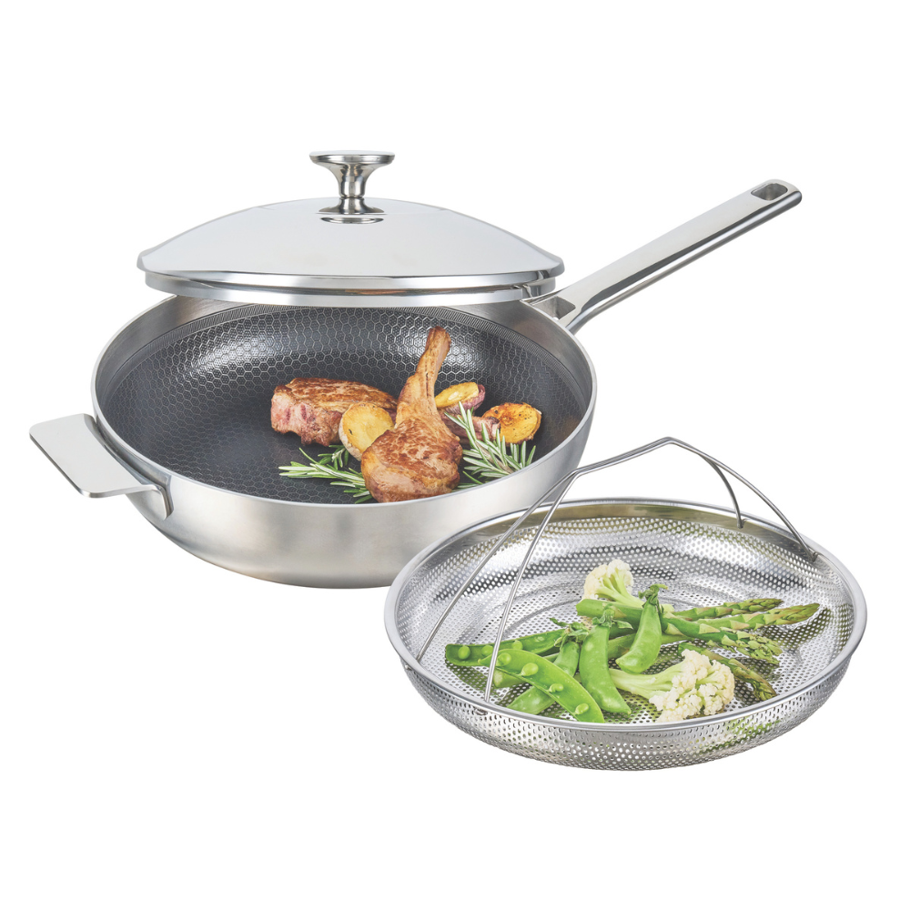 Pyrolux Pyrohex UniPan with Steamer 26cm