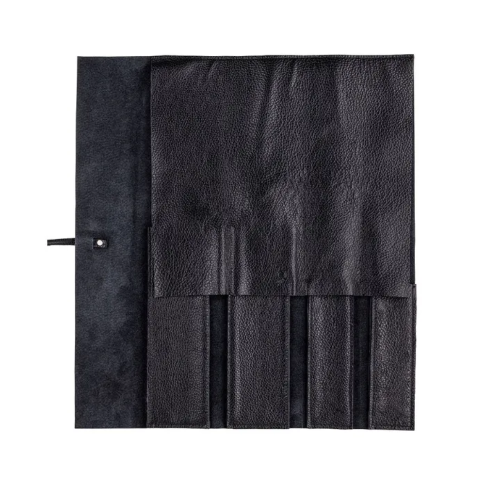 Shun Leather Knife Roll 4 Slot (1)