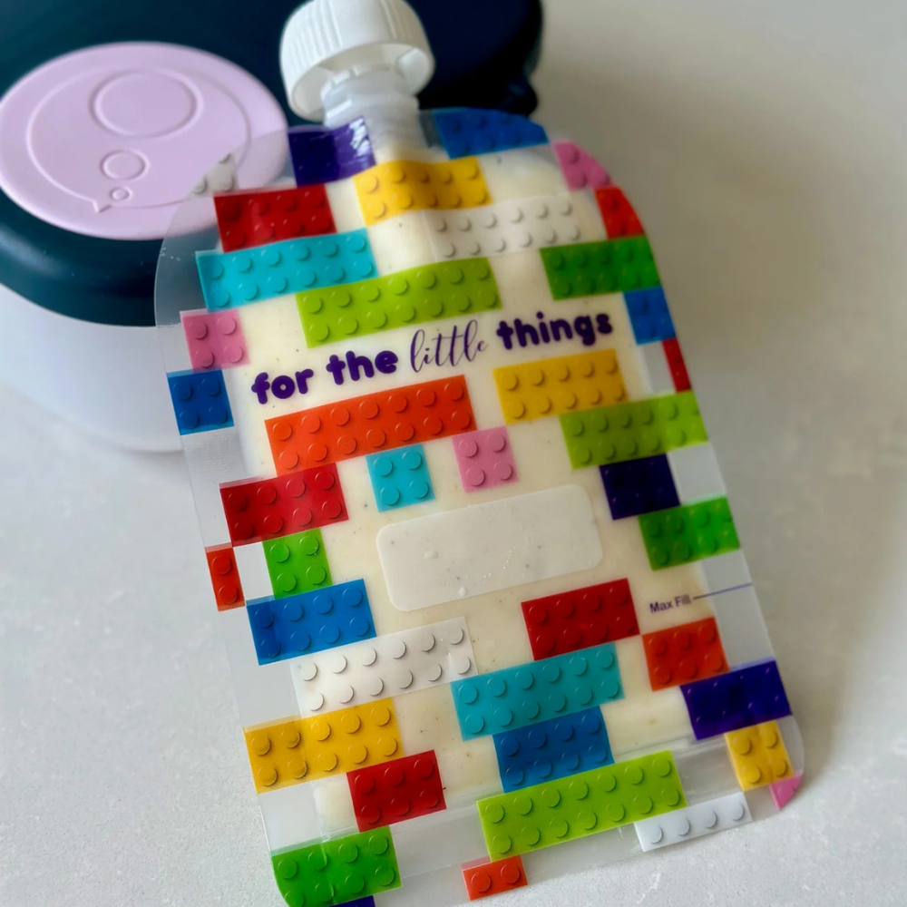 Sinchies Reusable Food Pouch 150ml Block Party (3)