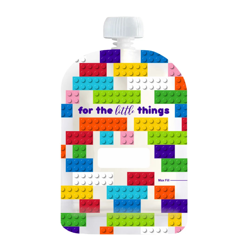 Sinchies Reusable Food Pouch 150ml Block Party