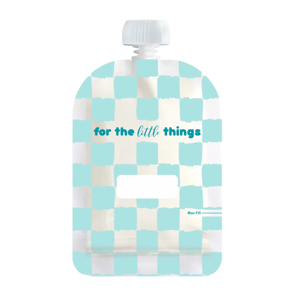 Sinchies Reusable Food Pouch 150ml Checkmate Bubblegum