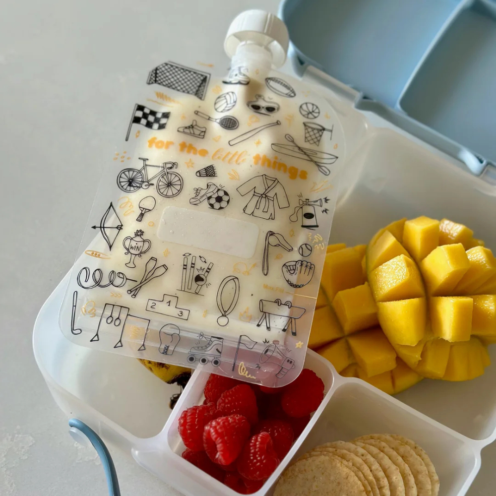 Sinchies Reusable Food Pouch 150ml Game On! (1)