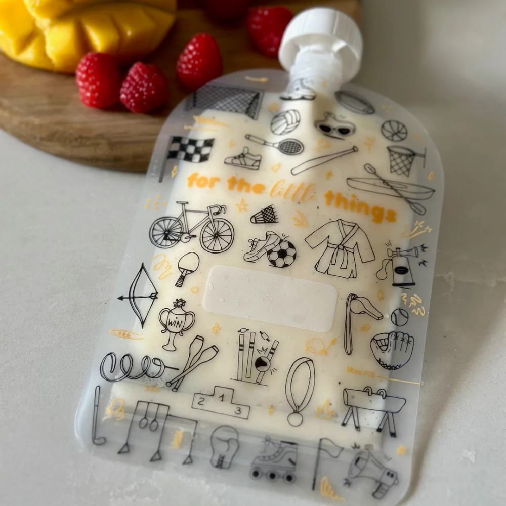 Sinchies Reusable Food Pouch 150ml Game On! (2)