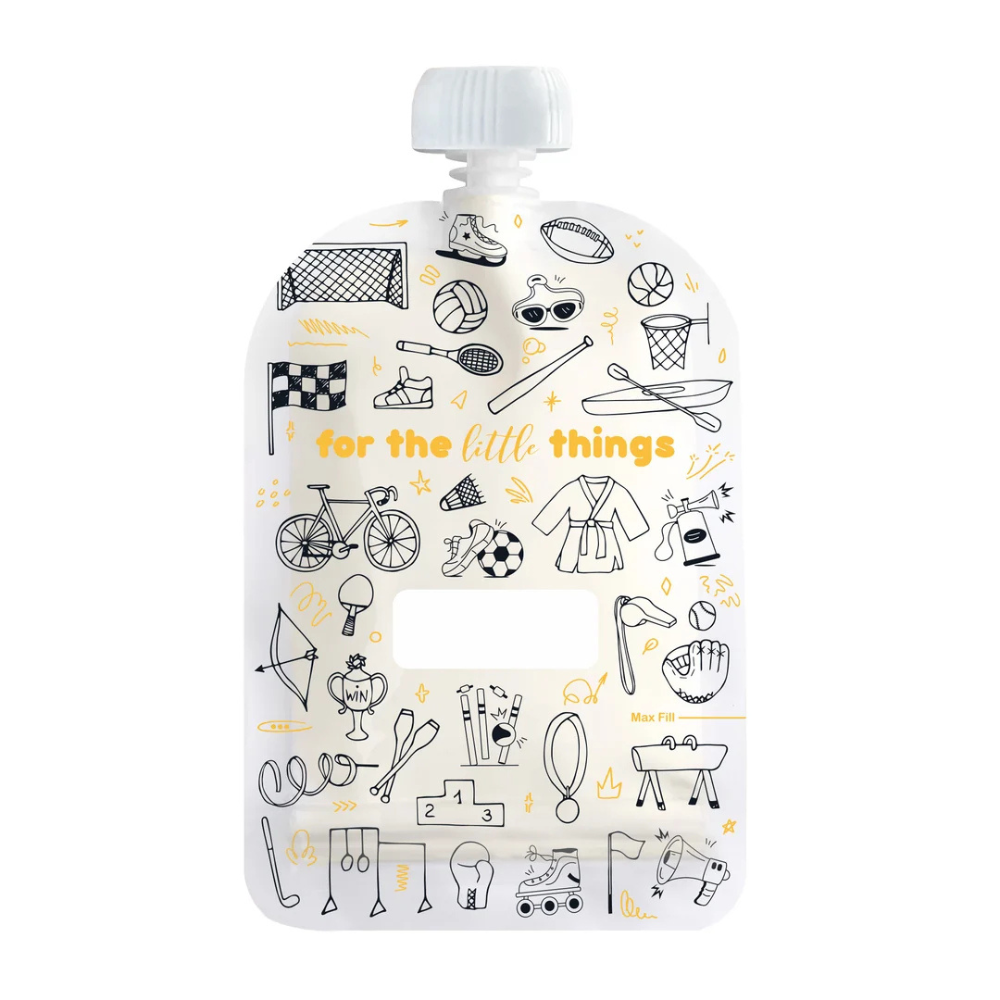 Sinchies Reusable Food Pouch 150ml Game On!