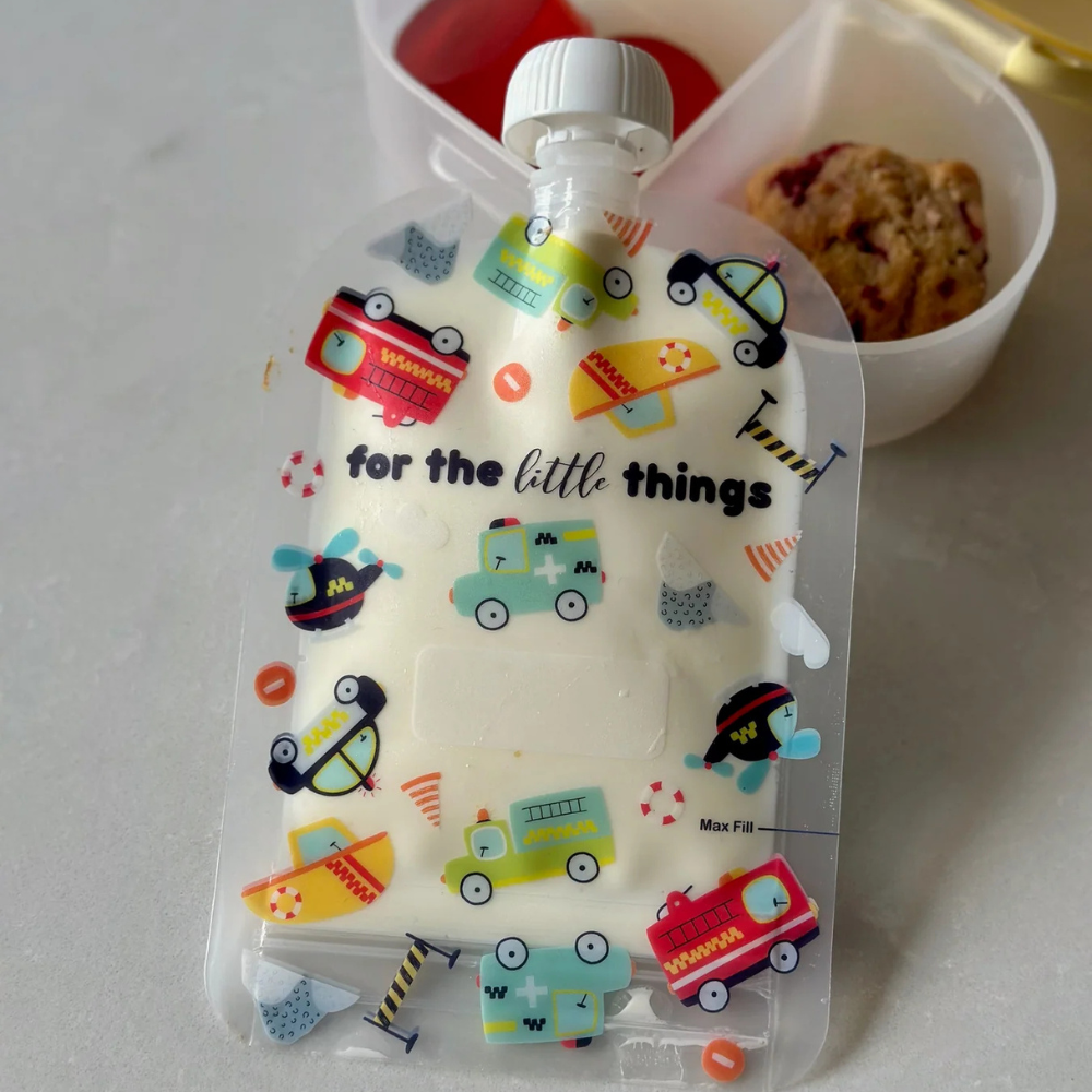 Sinchies Reusable Food Pouch 150ml Rescue Squad (1)