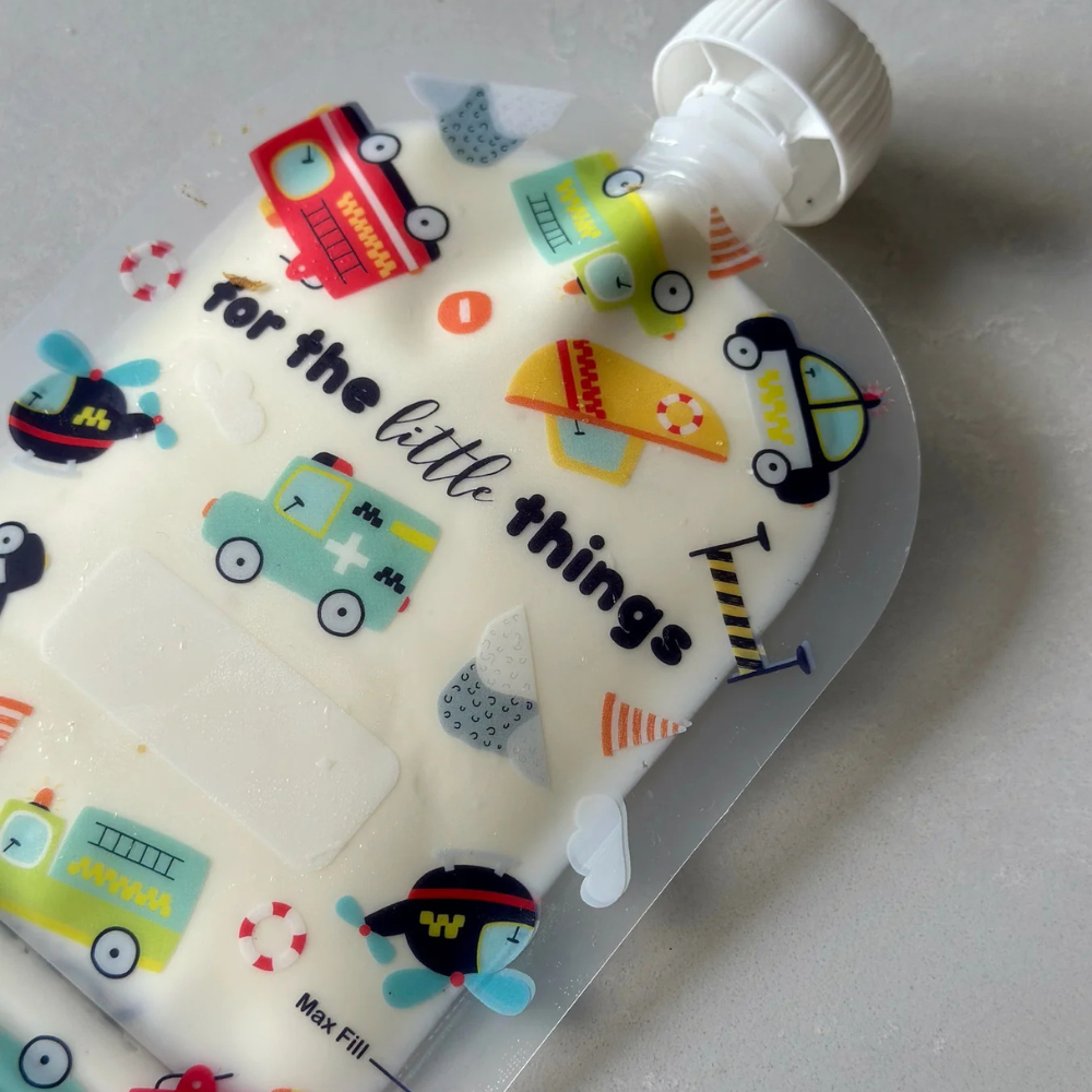 Sinchies Reusable Food Pouch 150ml Rescue Squad (4)