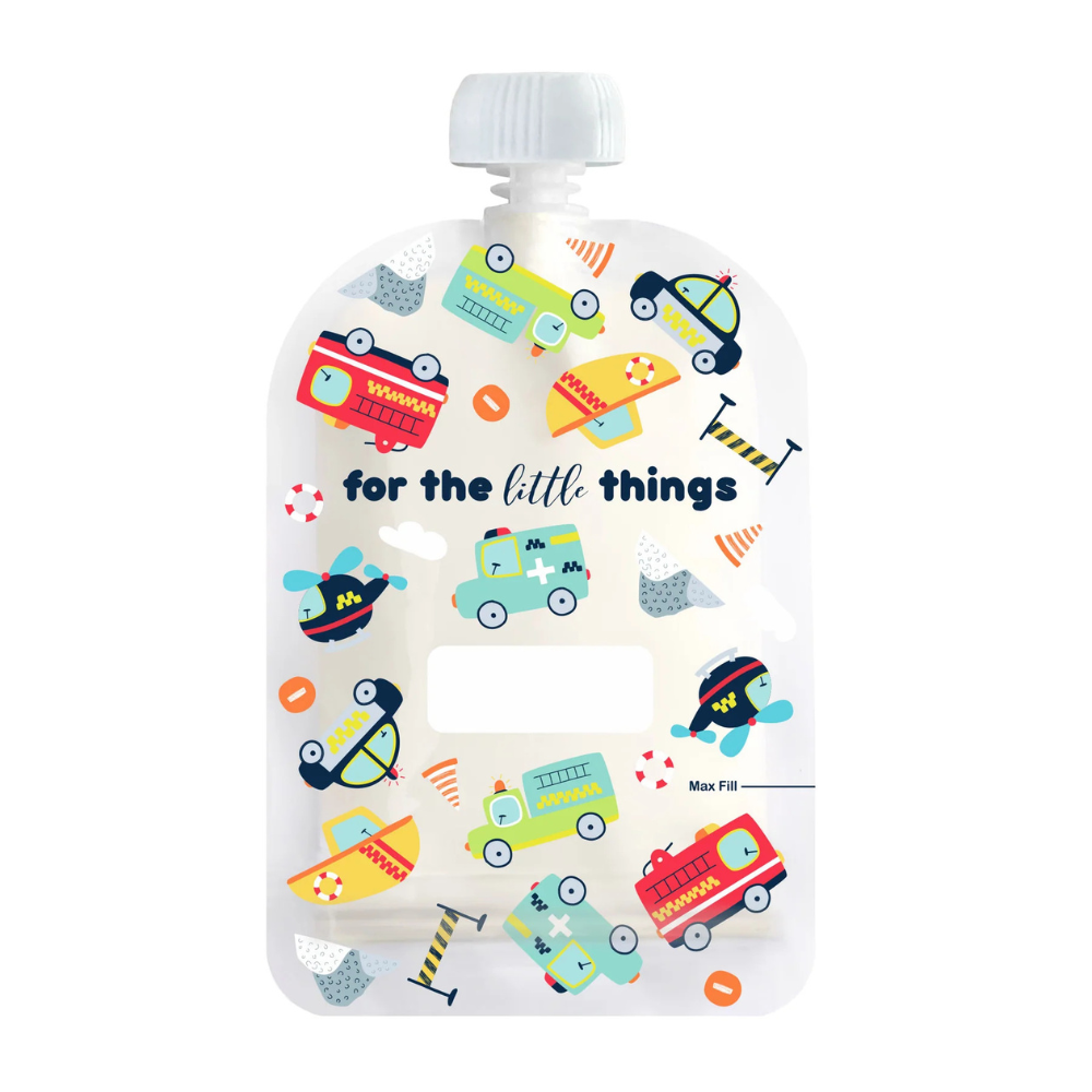 Sinchies Reusable Food Pouch 150ml Rescue Squad