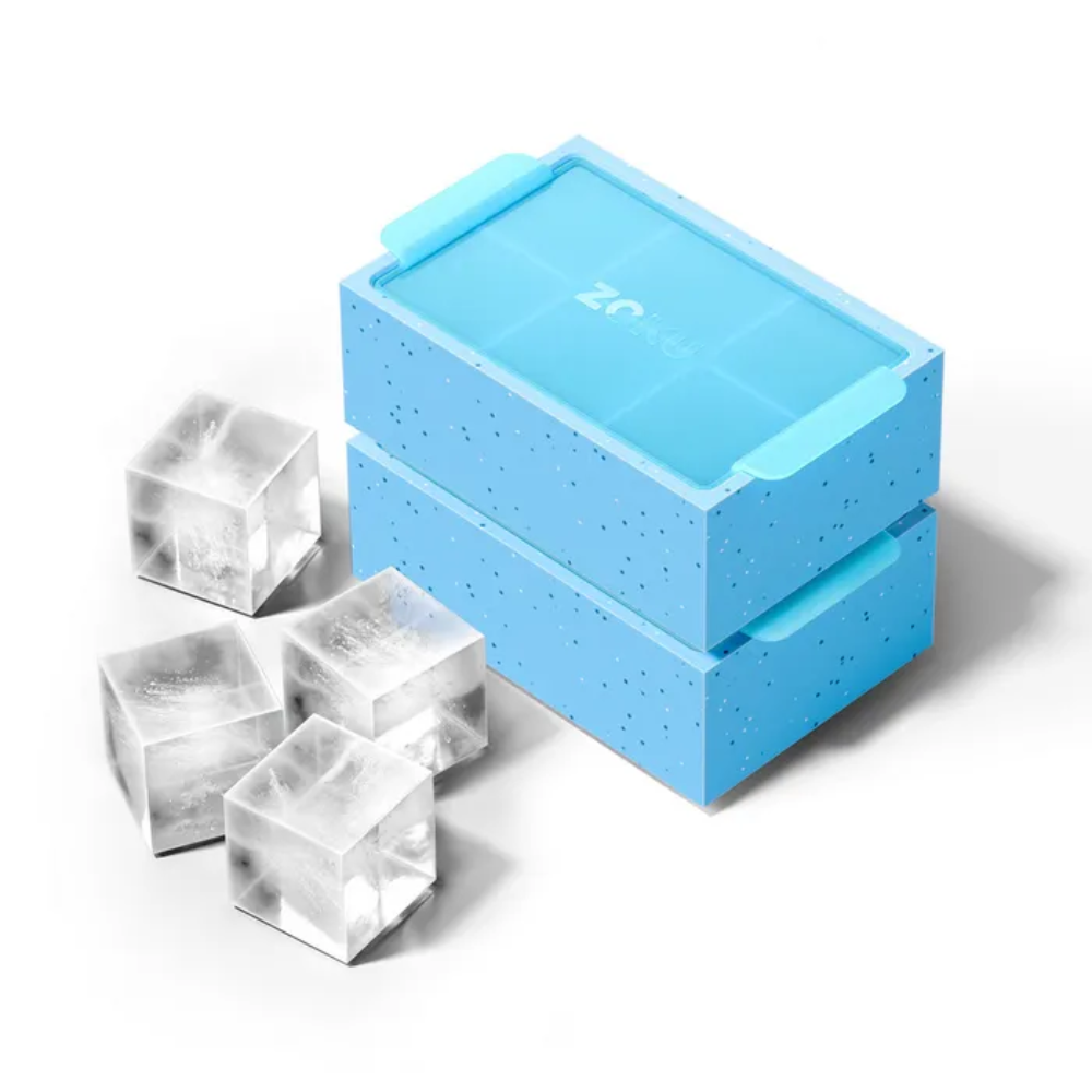 ZOKU Jumbo Ice Cube Tray Blue Set of 2 (1)