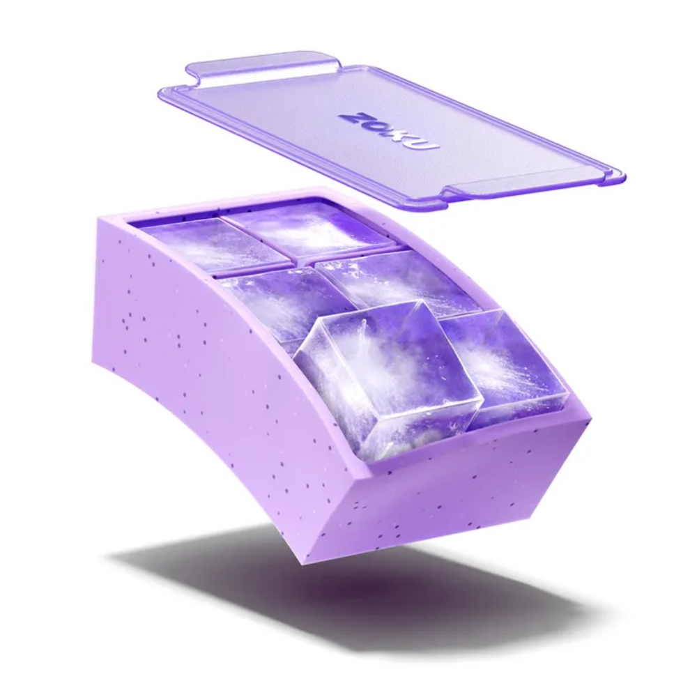 ZOKU Jumbo Ice Cube Tray Purple Set of 2 (2)