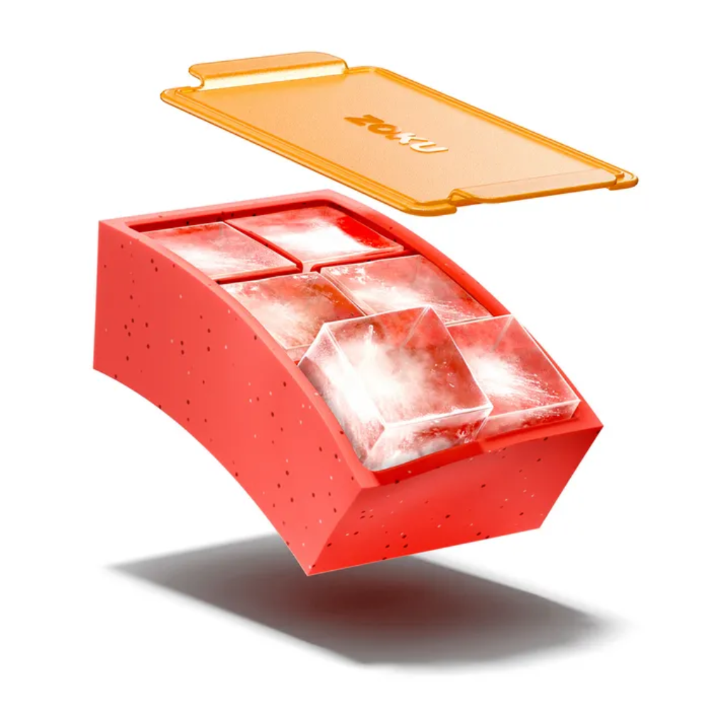 ZOKU Jumbo Ice Cube Tray Red Set of 2 (2)