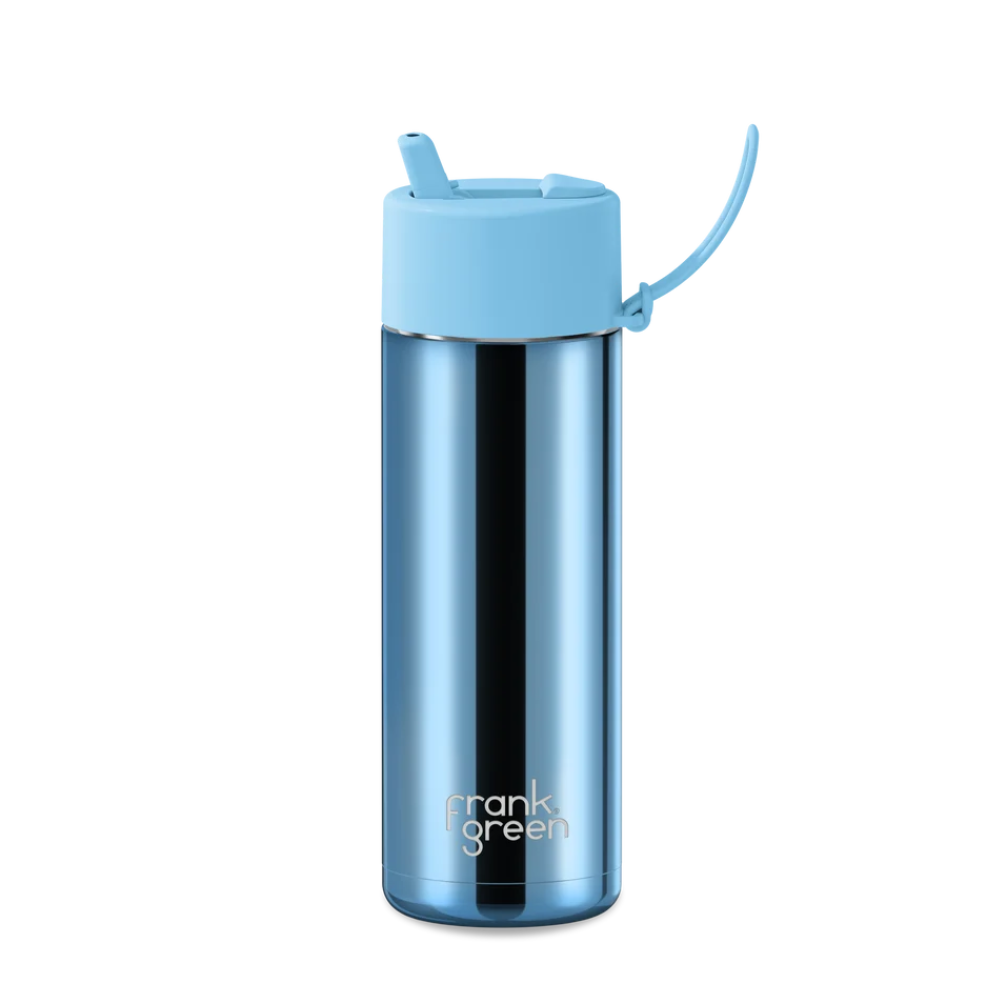 frank green Ceramic Bottle Blue Chrome 595ml (1)