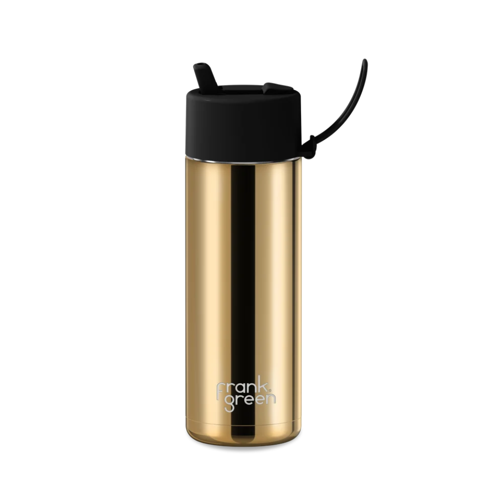 frank green Ceramic Bottle Chrome Gold & Midnight 595ml (1)